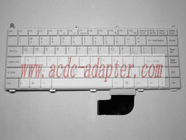 New SONY Vaio VGN-AR Keyboard White US